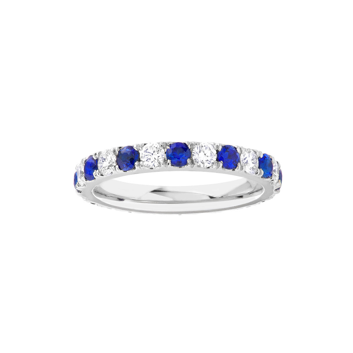 ETERNITY Sapphire + Diamond Eternity Band