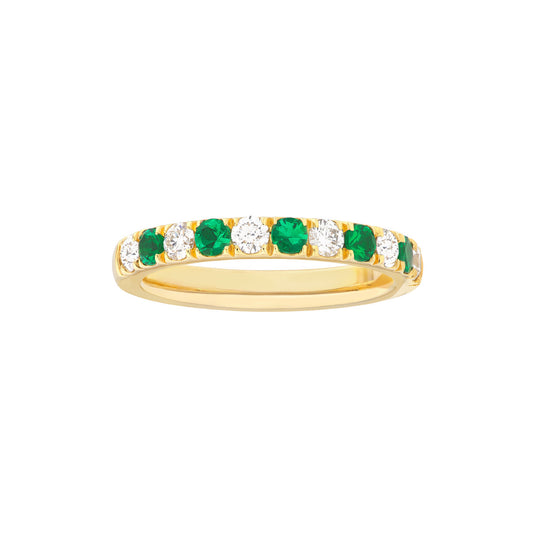 LOVE STACK Emerald + Diamond Stack Band