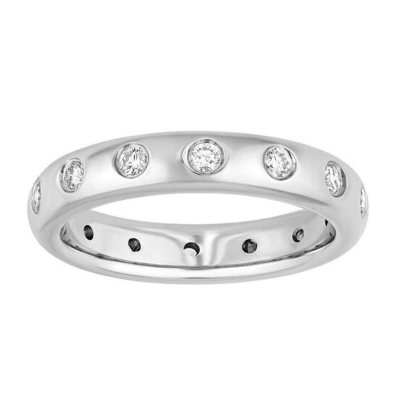 ETERNITY Diamond Station White Gold Band