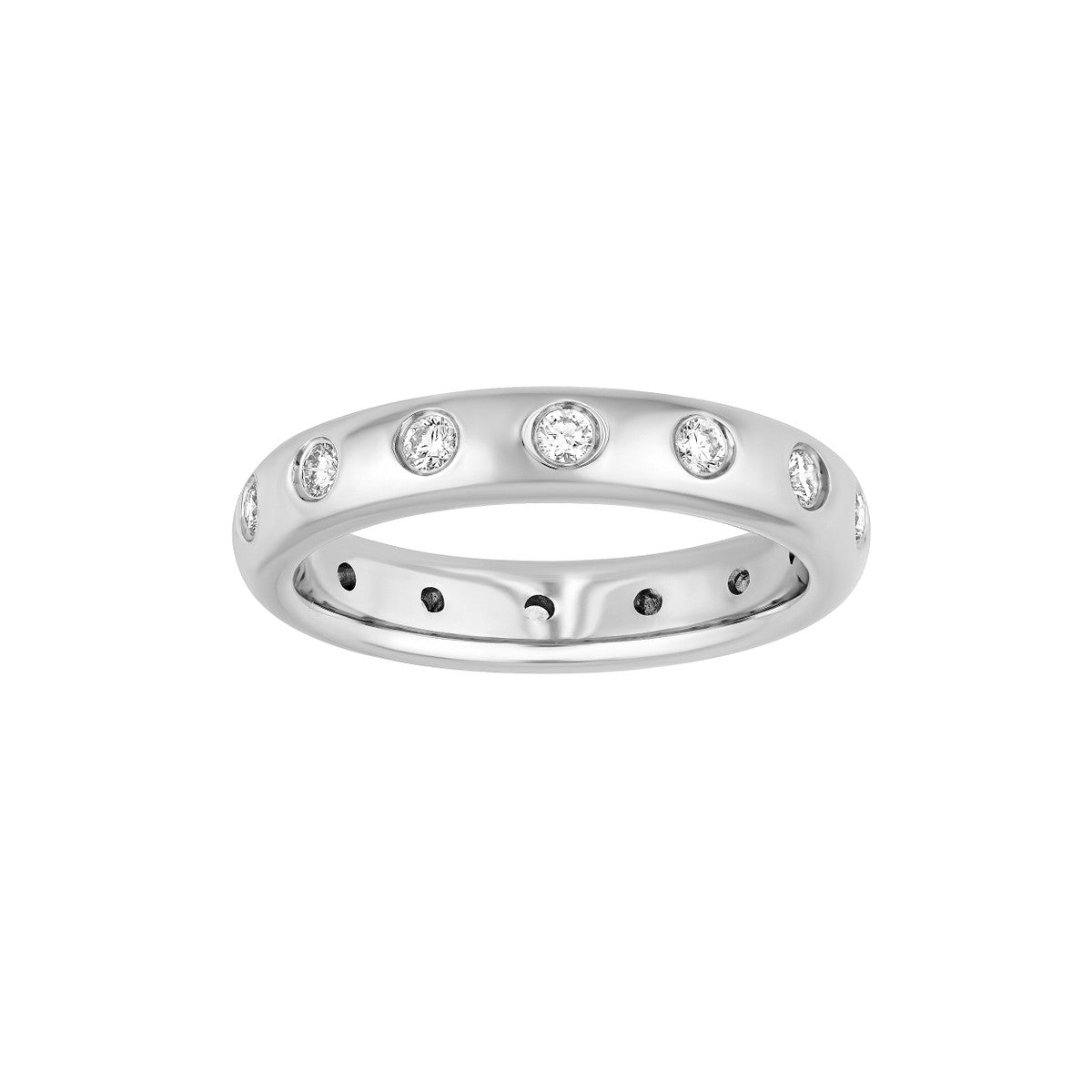 ETERNITY Diamond Station White Gold Band